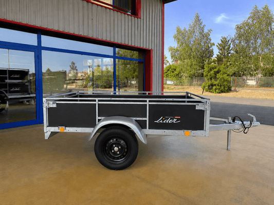 Transport - Remorque bagagère et pros - Remorque LIDER gamme bois PTAC 500 KG 1 essieu