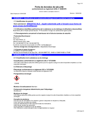 Lutte anti-nuisibles - Produits anti-nuisibles - Raticide souricide blé 150 g