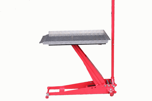 Equipement tondeuse - Crics - Plateau de travail mobile