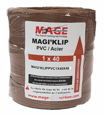 Viticulture, arboriculture - Attacheurs et accessoires - Fil acier/pvc Ø 0,4 mm 400 m