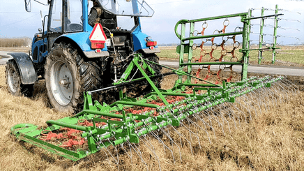 Entretien - Herse prairie, herse étrille - Herse émousseuse de prairie à chainons
