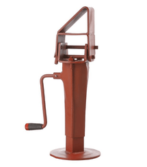 Accessoires attelage et remorque - Accessoires remorque agricole - Béquille manuelle fixation basculante