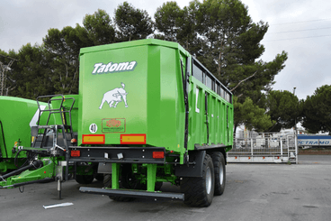Transport - Remorques agraires - Benne à fond poussant