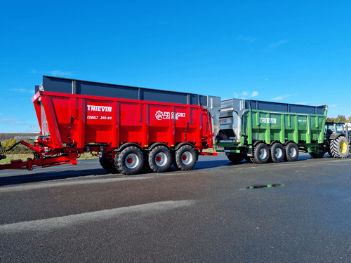 Transport - Remorques agraires - Benne à fond poussant COBALT