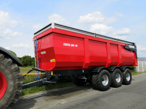 Transport - Remorques agraires - Benne à fond poussant COBALT