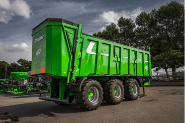 Transport - Remorques agraires - Benne à fond poussant