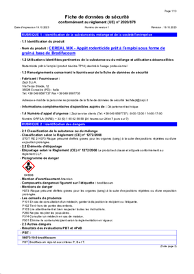 Lutte anti-nuisibles - Produits anti-nuisibles - Raticide souricide professionnel 